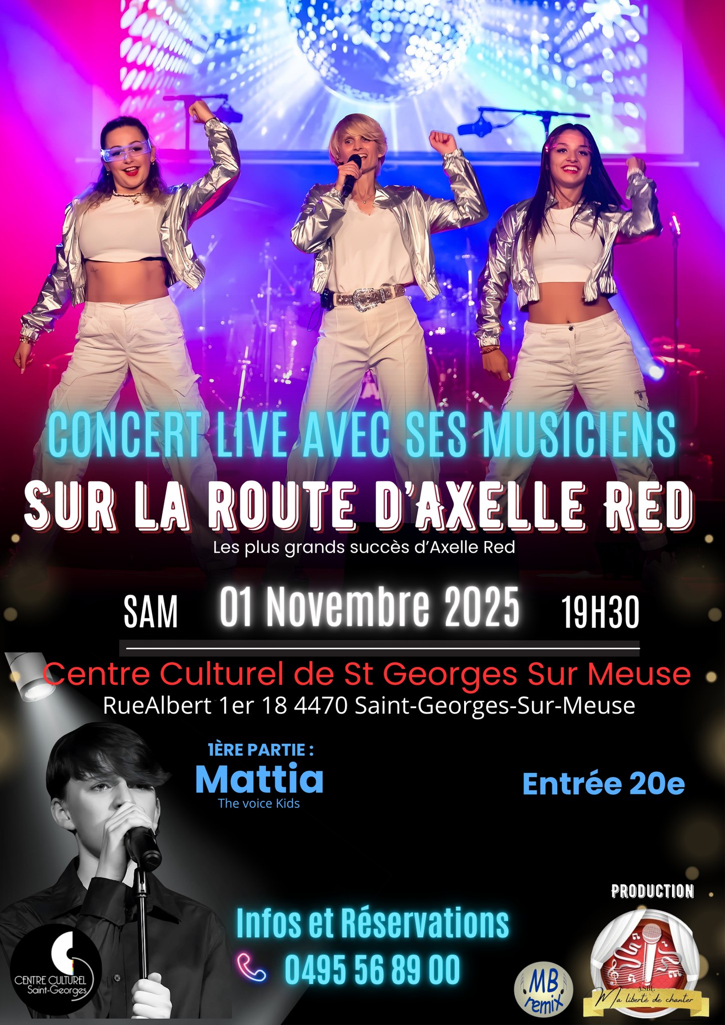 Sur la Route d'Axelle RED - LIVE BAND