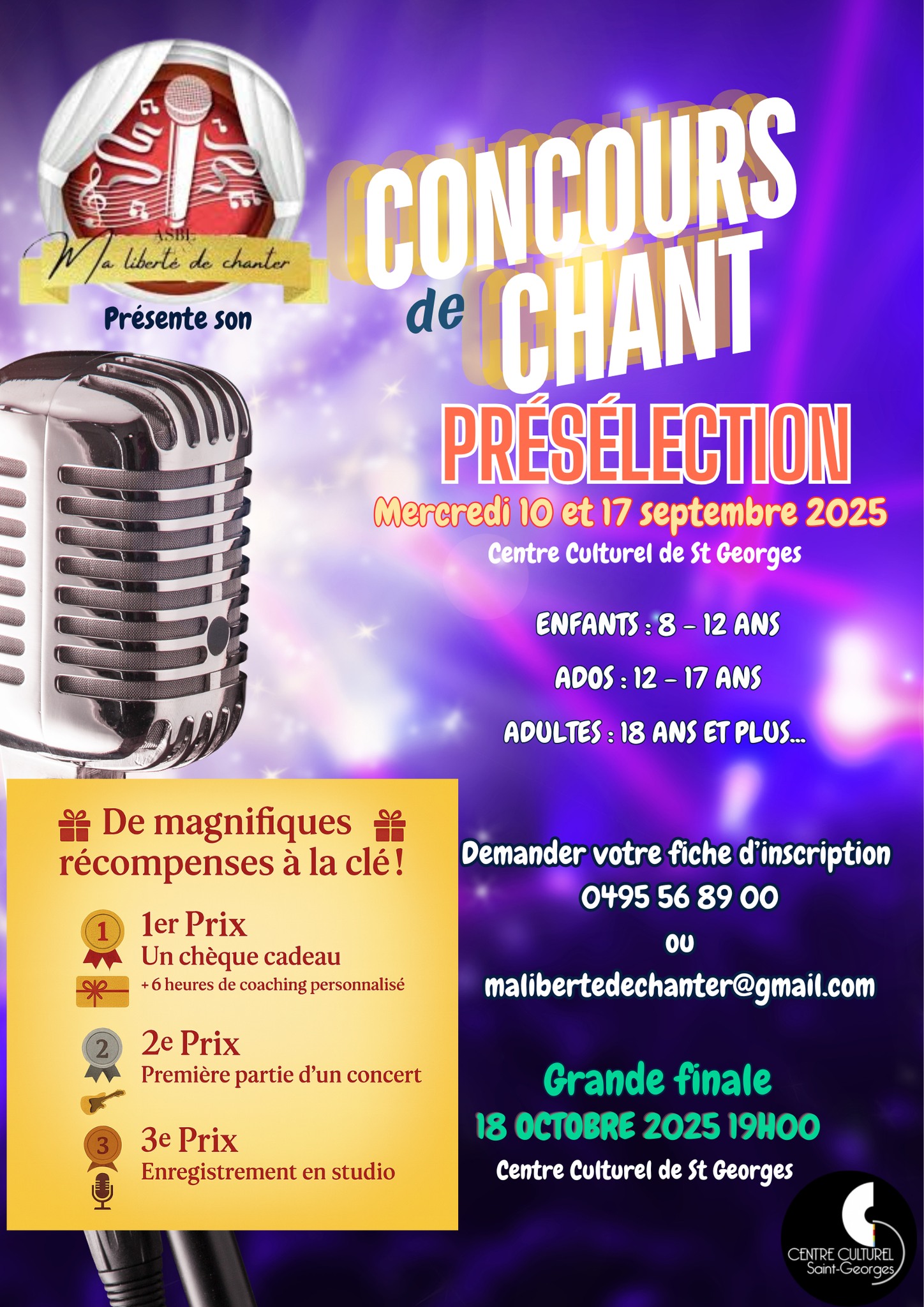 Concours de Chant - Selection