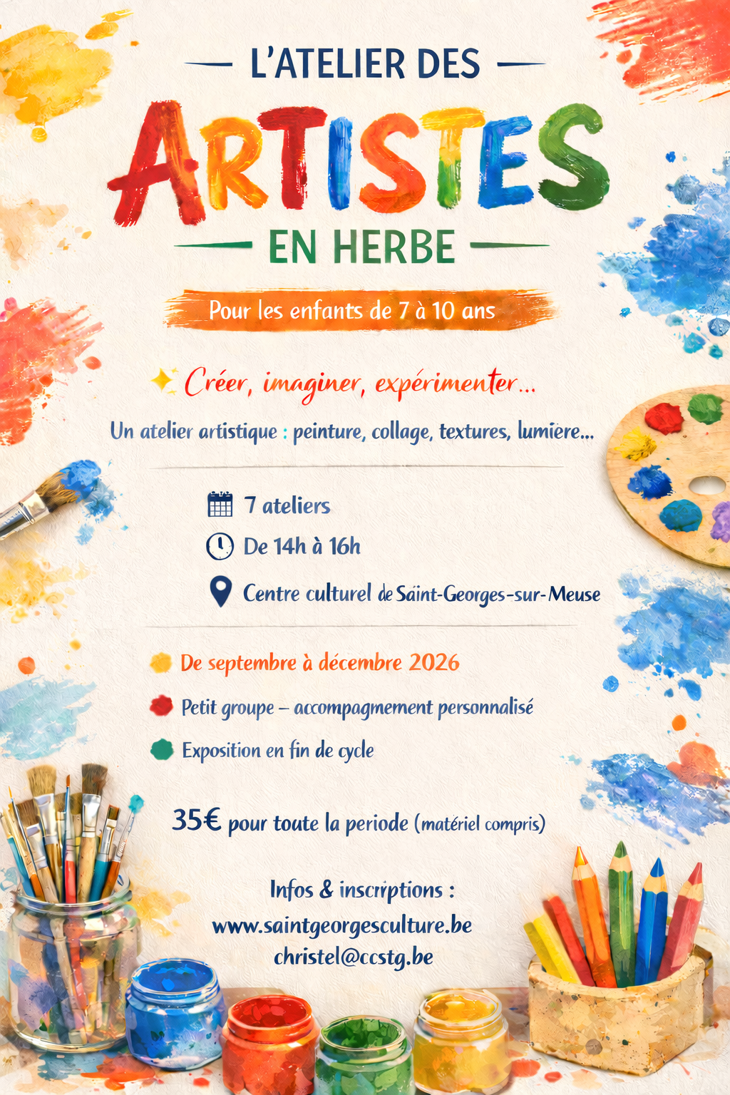 L'atelier des artistes en herbe